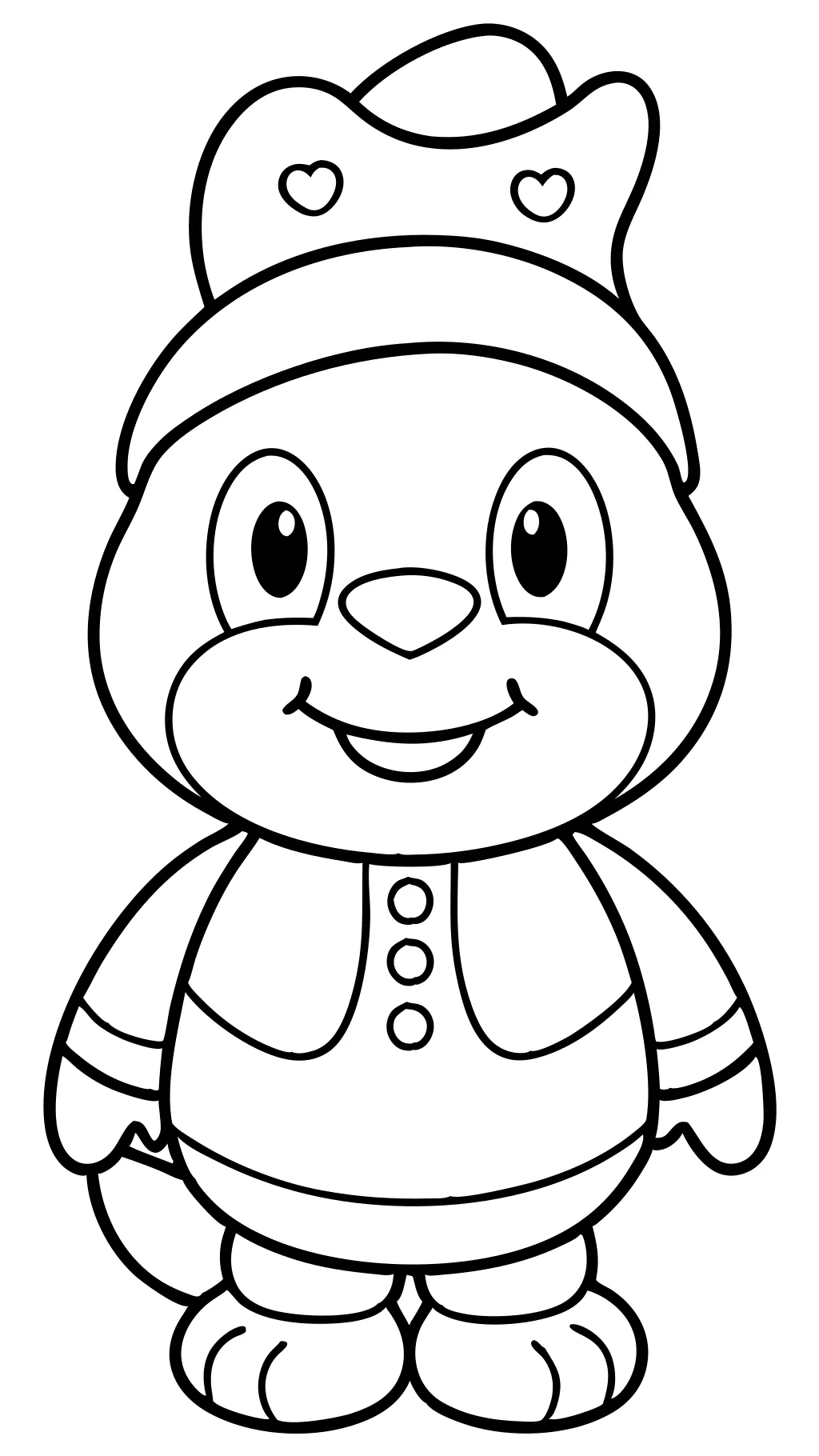 easy coloring pages for preschoolers